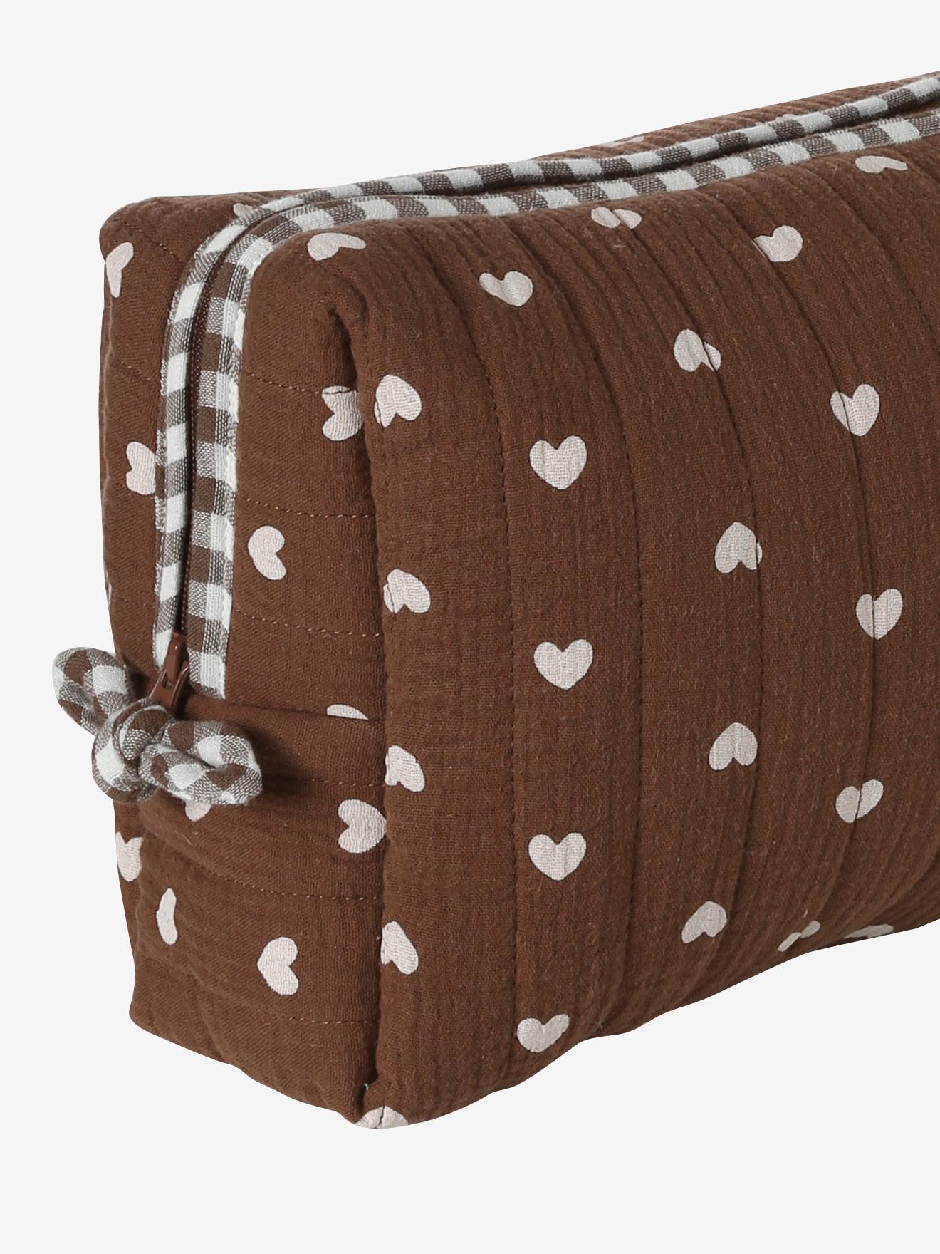 Trousse toilette Mama gaze coton noisette (Vertbaudet) - Image 2