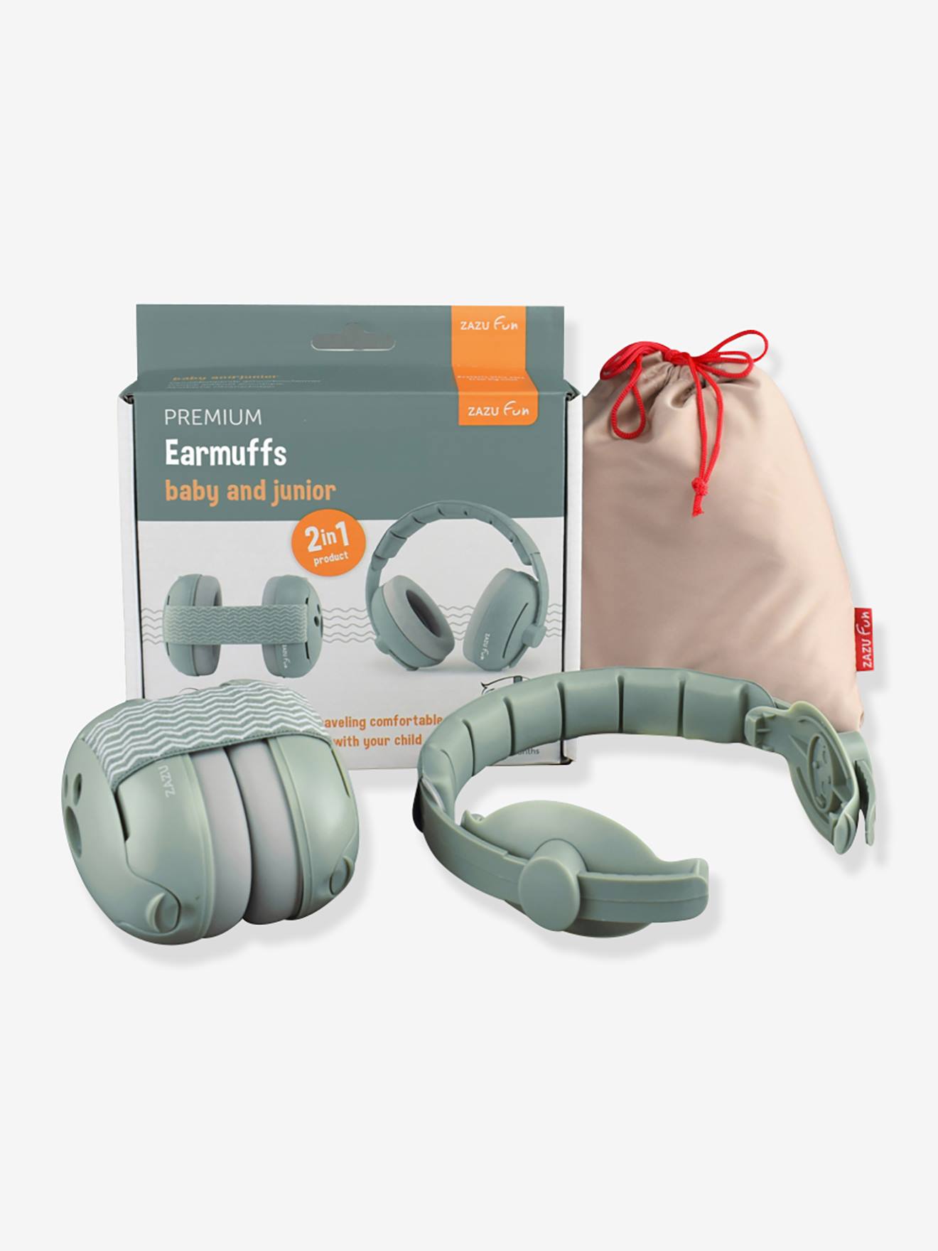 Casque antibruit évolutif vert (ZAZU) - Couverture
