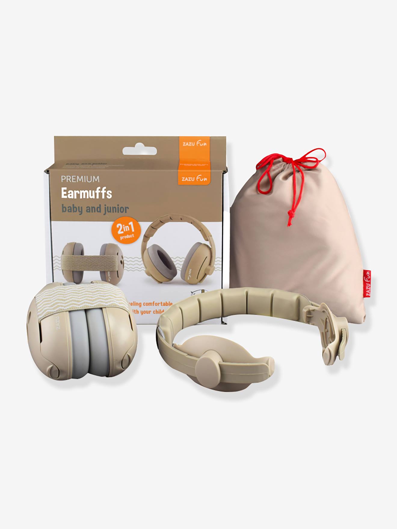 Casque antibruit évolutif beige (ZAZU) - Couverture