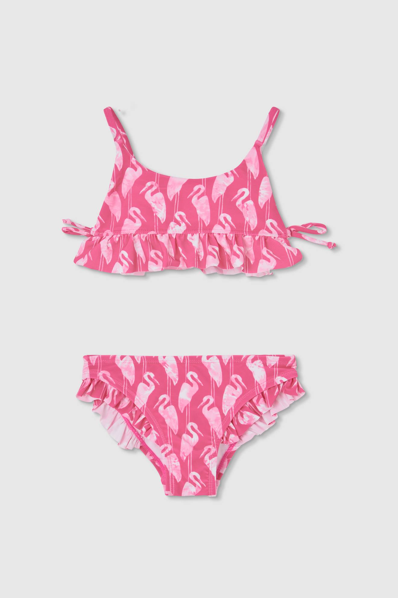 Maillot De Bain 2 Pièces Fille Imprimé Multicolore