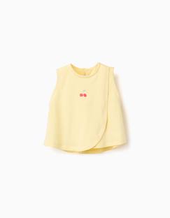 Débardeur en coton avec imprimé cerise  - vertbaudet enfant