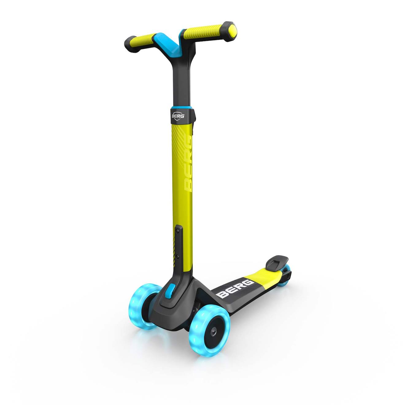 Trottinette Pour Enfants, 2+ Ans, Pliable, Led, Nexo Bleu Lime Trottinette Pour Enfants, 2+ Ans, Pliable, Led, Nexo Bleu Lime