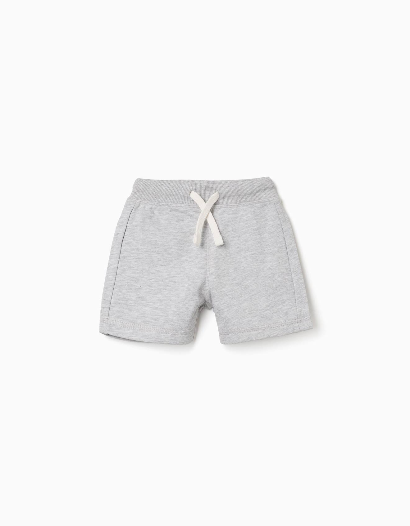 Short En Molleton Avec Cordon De Serrage Gris Clair Short En Molleton Avec Cordon De Serrage Gris Clair