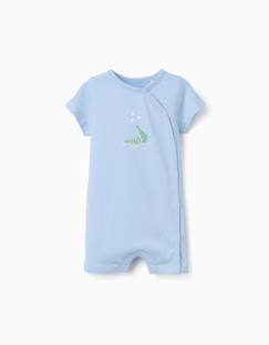 -Combishort en coton avec imprimé crocodile