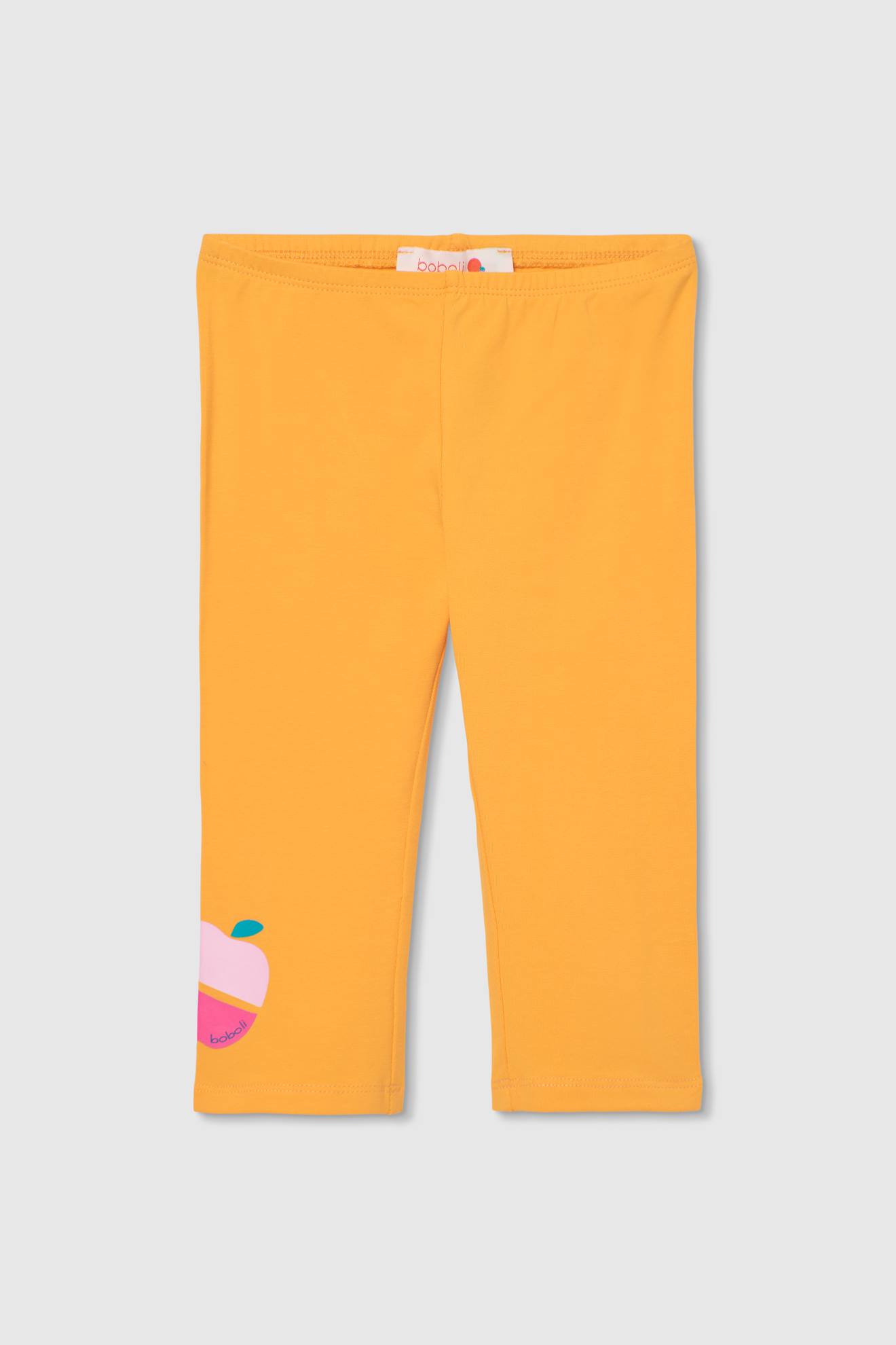Leggings Capri Coton Jaune