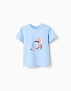 T-shirt en coton avec imprimé poisson 3d  - vertbaudet enfant