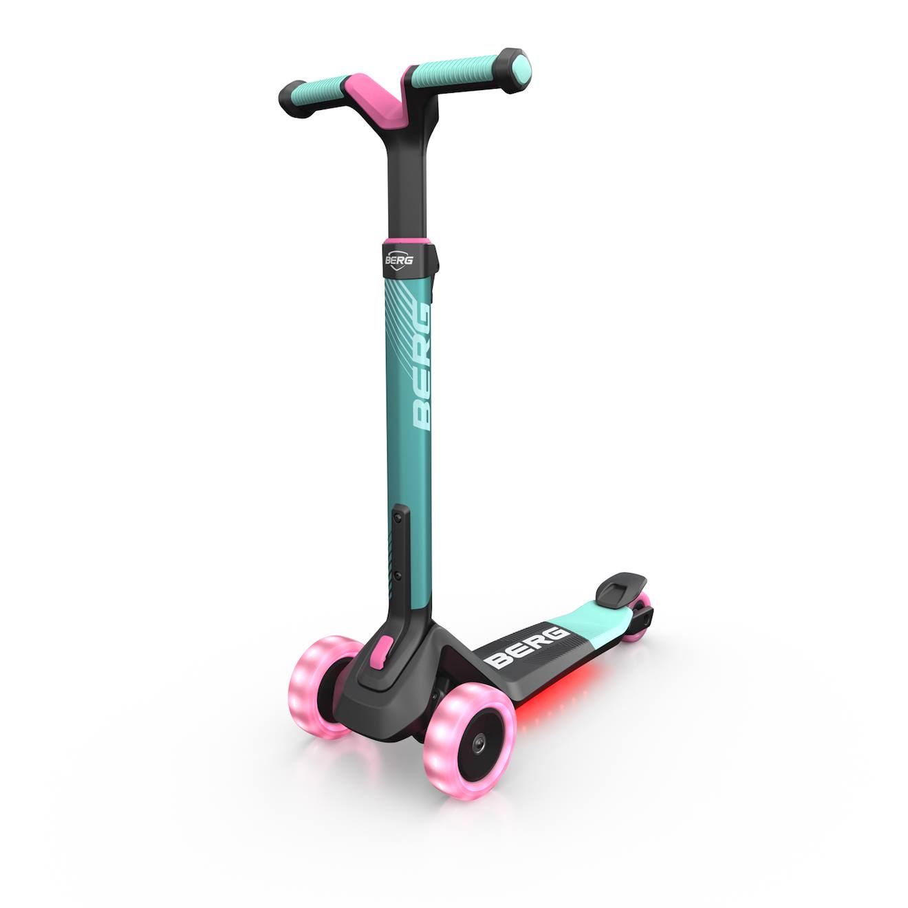 Trottinette Pour Enfants, 2+ Ans, Pliable, Led-deck, Nexo Bleu Mint Trottinette Pour Enfants, 2+ Ans, Pliable, Led-deck, Nexo Bleu Mint