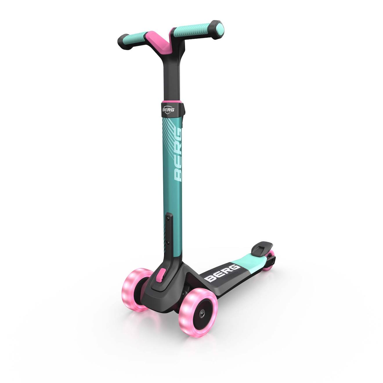Trottinette Pour Enfants, 2+ Ans, Pliable, Led, Nexo Bleu Mint Trottinette Pour Enfants, 2+ Ans, Pliable, Led, Nexo Bleu Mint