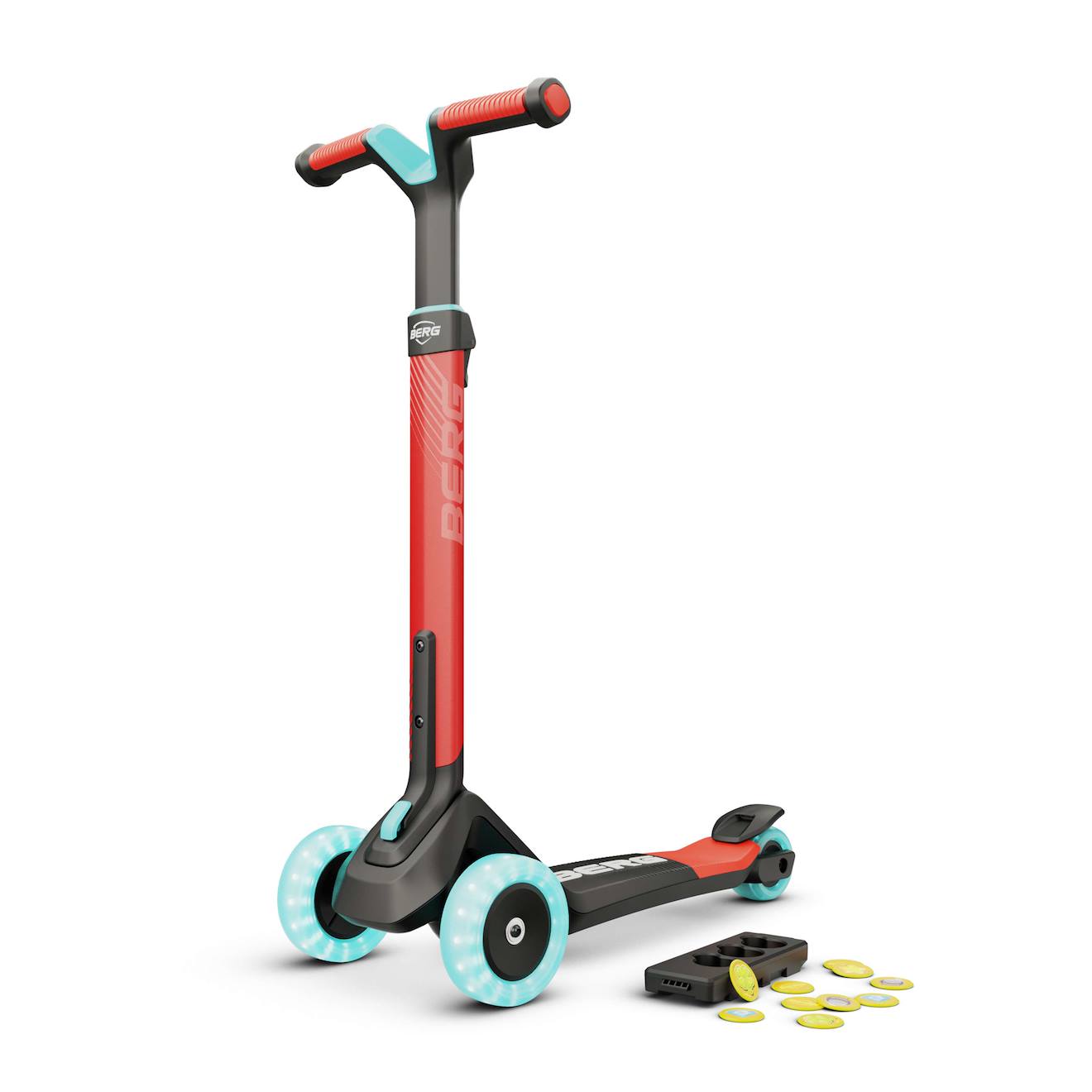 Trottinette Pour Enfants, 2+ Ans, Pliable, Nexo Menthe Red Trottinette Pour Enfants, 2+ Ans, Pliable, Nexo Menthe Red