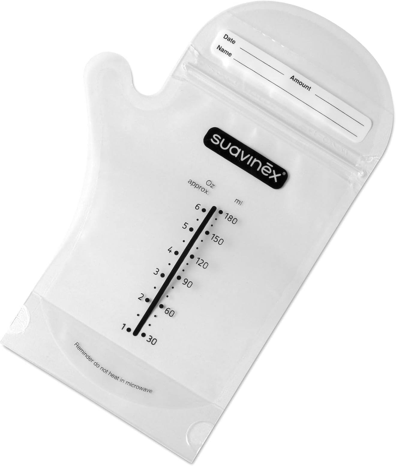 Sachets Conservation Pour Lait Maternel Avec Fermeture Zip Transparent (Suavinex) - Image 2