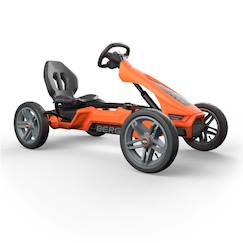 Jouet-Jeux de plein air-Sports de glisse et à roues-Kart à pédales pour enfants, 5+ ans, rally nrg orange