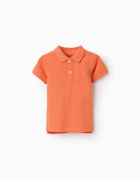 Bébé-T-shirt, sous-pull-Polo en coton, à manches courtes, boutons