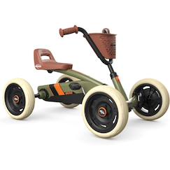 Jouet-Jeux de plein air-Sports de glisse et à roues-Kart à pédales pour enfants, 2+ ans, buzzy retro vert