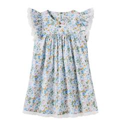 Robe cérémonie  fleurie liberty    appoline  - vertbaudet enfant