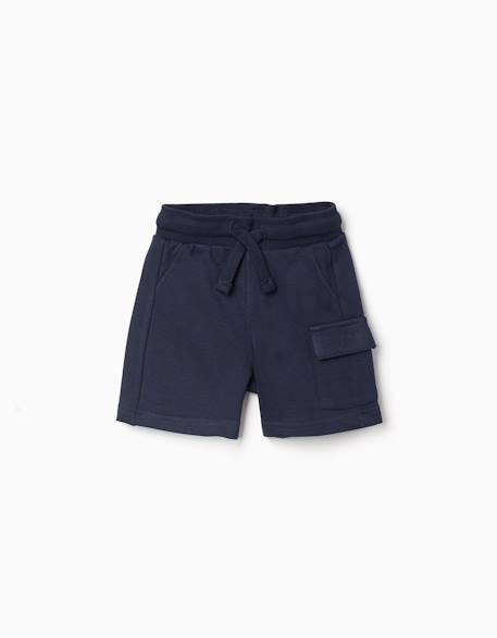 Bébé-Short-Short cargo en molleton avec cordon de serrage