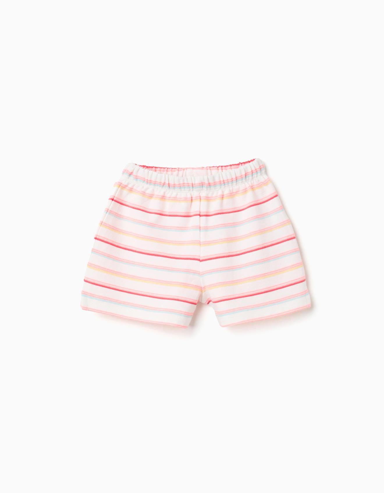 Short En Coton Rayures Et Taille lastique Blanc 17 €