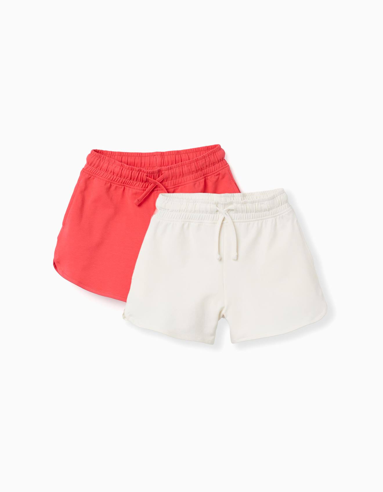 Lot De 2 Shorts En Coton Avec Cordon De Serrage Rose 17 €