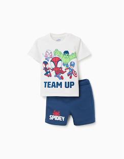 T-shirt + short avec imprimé spidey & friends  - vertbaudet enfant