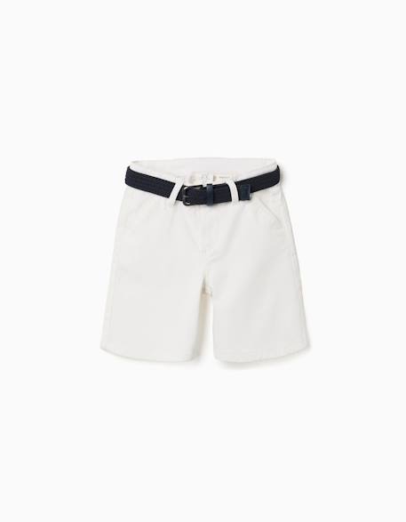 Short midi en sergé avec ceinture  - vertbaudet enfant