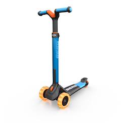 Jouet-Jeux de plein air-Sports de glisse et à roues-Trottinette pour enfants, 2+ ans, pliable, led, nexo bleu