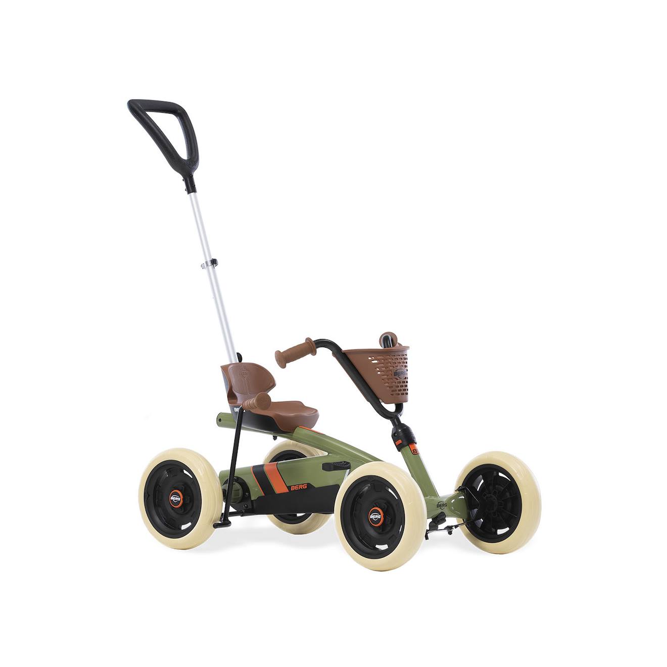 Kart À Pédales Pour Enfants, 2+ Ans, Buzzy Retro 2-in-1 Vert Green