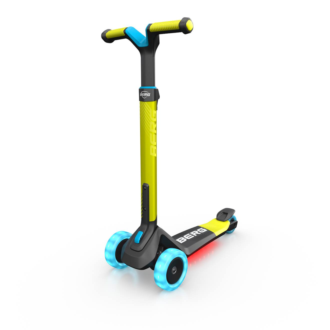 Trottinette Pour Enfants, 2+ Ans, Pliable, Led-deck, Nexo Bleu Lime Trottinette Pour Enfants, 2+ Ans, Pliable, Led-deck, Nexo Bleu Lime
