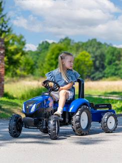 Jouet-Jeux de plein air-Tracteur à pédales avec remorque