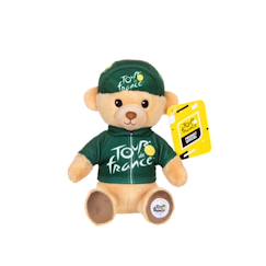 -Peluche - peluche officielle ours tour de france - maillot et casquette sprinteur vert - 15 cm