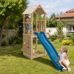 Jouet-Jeux de plein air-Aire de jeux avec toboggan sunny xperience pour enfants