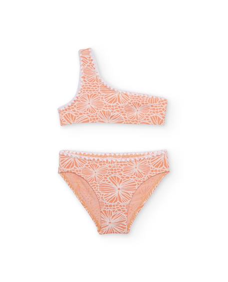Bikini fille en maille avec imprimé en relief  - vertbaudet enfant