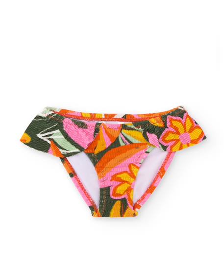 Bébé-Bas de bikini fille en maille avec volant délicat