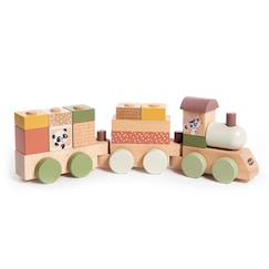 Train à empiler en bois tiny love - boho chic  - vertbaudet enfant