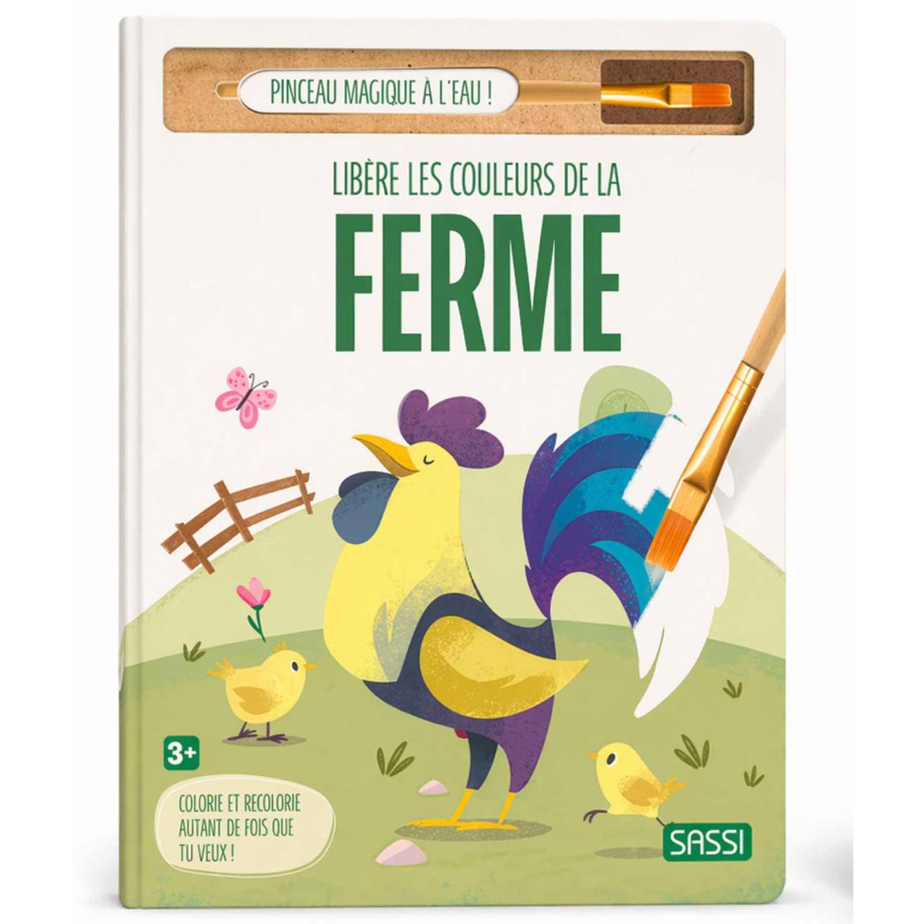 Coloriage À L'eau Pinceau Magique Ferme