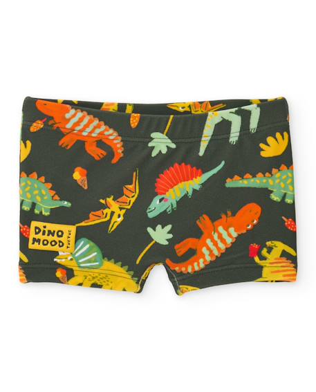 Maillot de bain pour garçon en maille avec imprimé intégral  - vertbaudet enfant