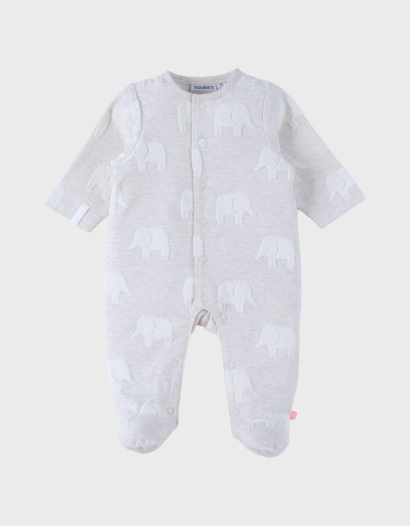 Pyjama Bb Coton Jacquard Gris 28 €