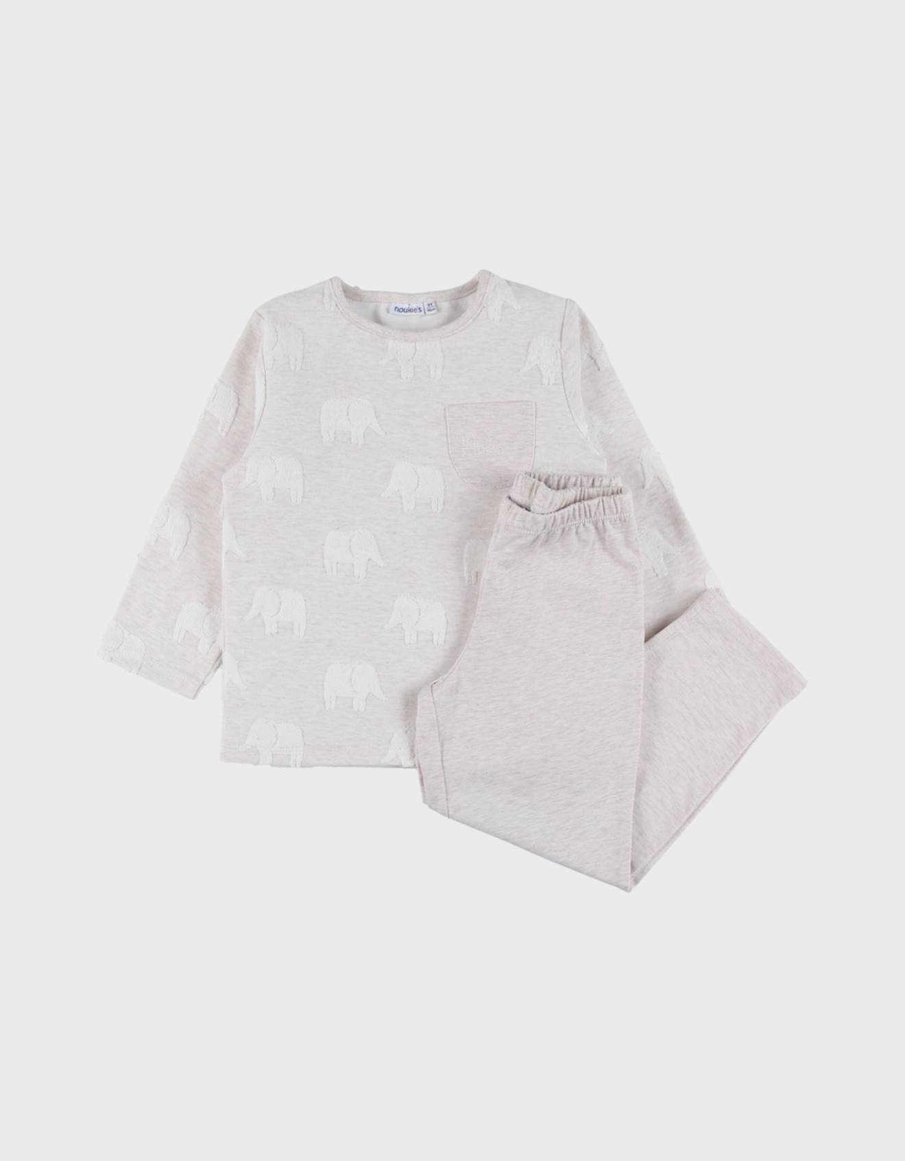 Pyjama Bb Coton Jacquard Beige 30 €