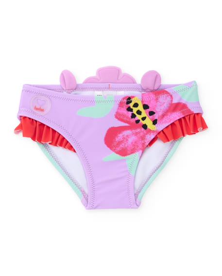 Bébé-Culotte fille en maille avec volants sur les côtés