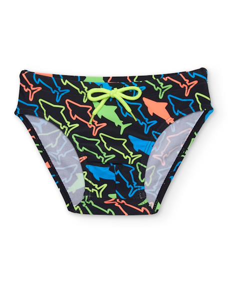 Maillot de bain garçon en maille avec cordon de serrage réglable  - vertbaudet enfant