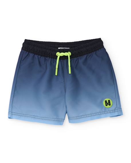 Short de bain garçon en tissu tissé avec cordon de serrage réglable  - vertbaudet enfant