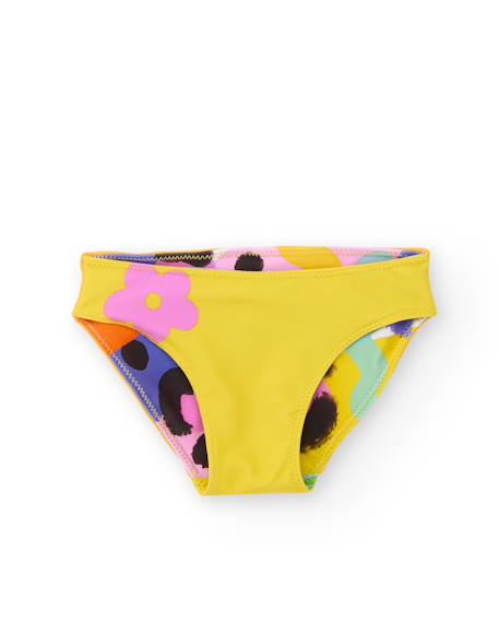 Bébé-Bas de bikini fille en maille au design réversible