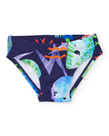 Garçon-Maillot de bain garçon en maille d’inspiration marine