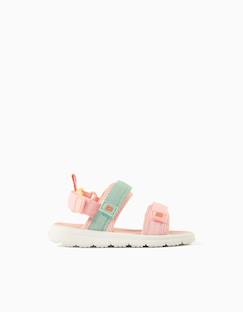 Chaussures-Chaussures bébé 17-26-Marche fille 19-26-Sandales superlight avec brides à scratch