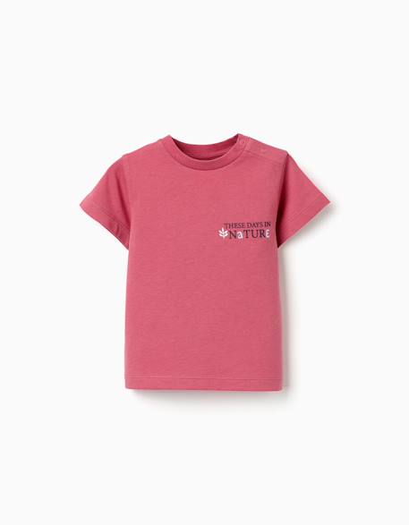 Bébé-T-shirt en coton avec imprimé nature