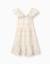 Robe en coton à carreaux avec volants b&s Blanc 2 - vertbaudet enfant 