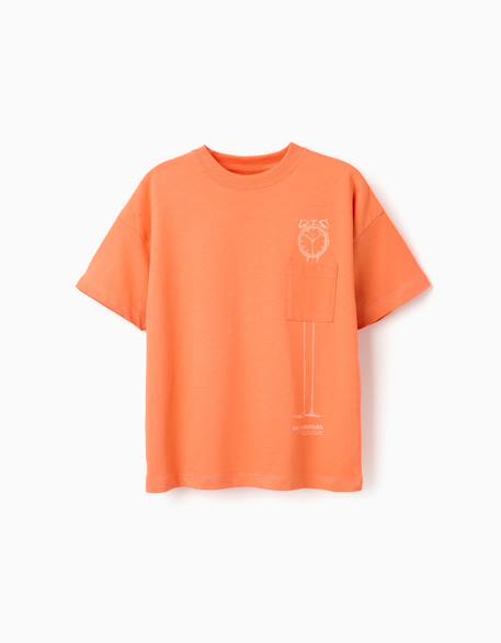 Garçon-T-shirt en coton avec imprimé be surreal