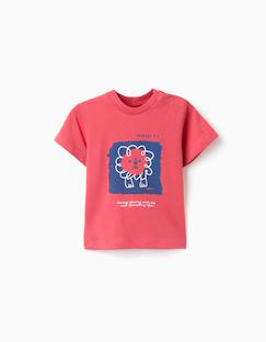 T-shirt en coton avec lion imprimé  - vertbaudet enfant