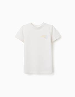 Garçon-T-shirt, polo, sous-pull-T-shirt en coton avec imprimé aroma di limone