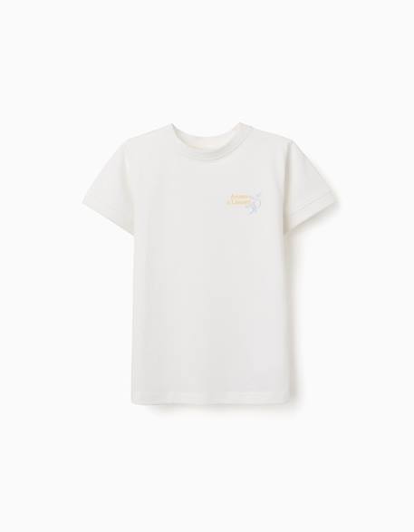 Garçon-T-shirt en coton avec imprimé aroma di limone