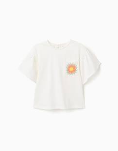 T-shirt en coton avec poche au crochet  - vertbaudet enfant