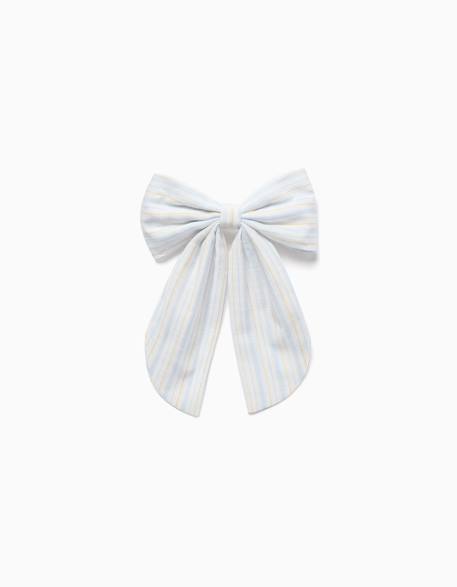 Barrette avec nœud à rayures b&s  - vertbaudet enfant